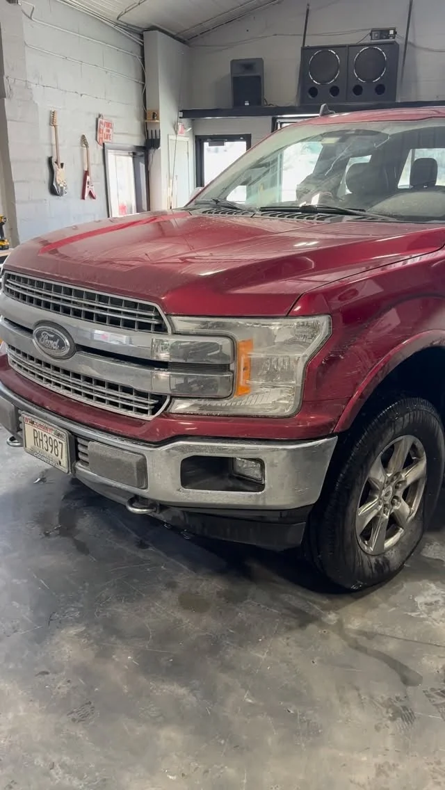 F150 Lighting! (Not lightning lol) check out this headlight upgrade on this truck and why we do it! #Ford @lucaslighting